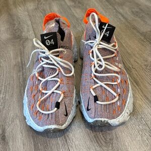 Nike purple,Orange and Gray Knit Sneakers